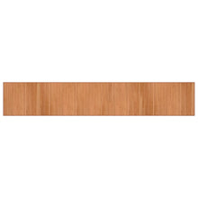 Vloerkleed rechthoekig 70x400 cm bamboe naturel