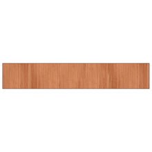 Vloerkleed rechthoekig 70x400 cm bamboe bruin