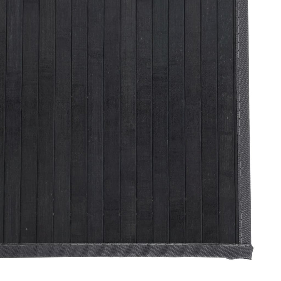 Vloerkleed rechthoekig 70x400 cm bamboe grijs