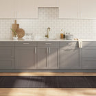 Rug rectangular 70x400 cm bamboo dark brown