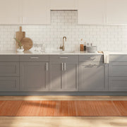 Vloerkleed bamboe 70x1000 cm bruin
