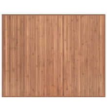 Vloerkleed rechthoekig 80x100 cm bamboe naturel