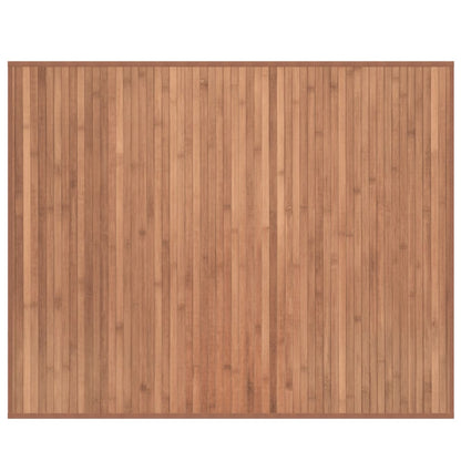 Vloerkleed rechthoekig 80x100 cm bamboe naturel