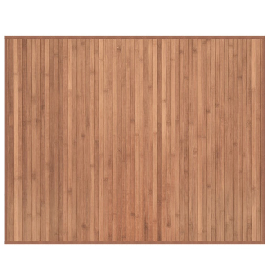 Vloerkleed rechthoekig 80x100 cm bamboe naturel
