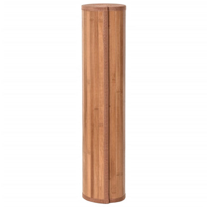 Vloerkleed rechthoekig 80x100 cm bamboe naturel