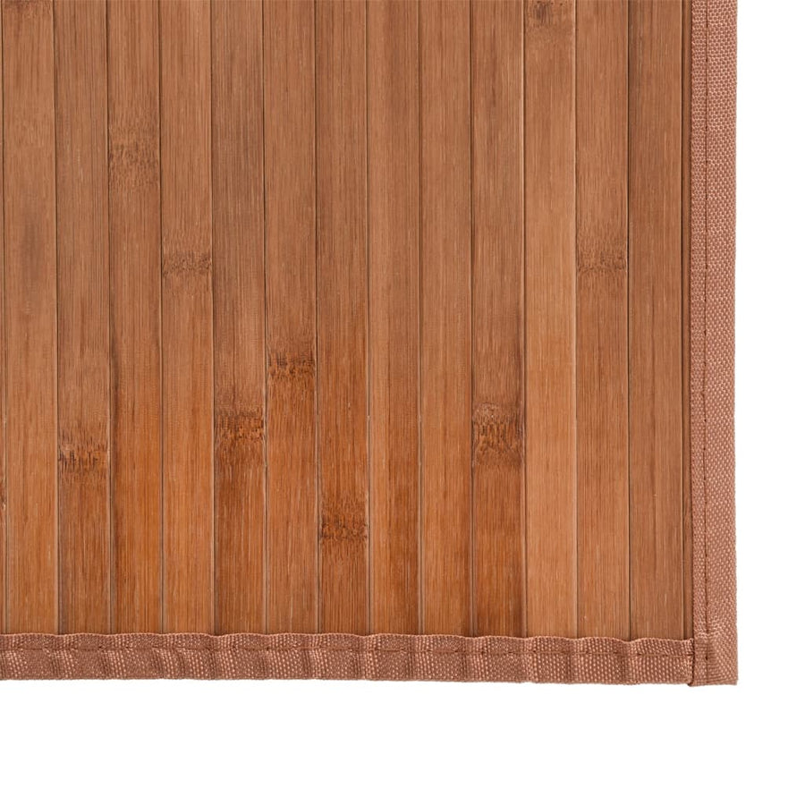 Vloerkleed rechthoekig 80x100 cm bamboe naturel