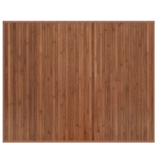 Vloerkleed rechthoekig 80x100 cm bamboe bruin