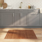Rectangular rug 80x100 cm bamboo brown