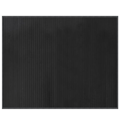 Vloerkleed rechthoekig 80x100 cm bamboe grijs
