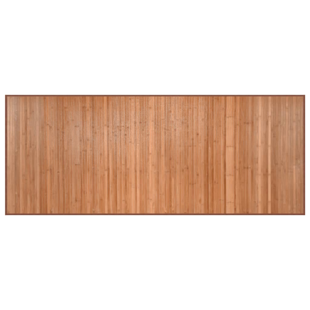 Vloerkleed rechthoekig 80x200 cm bamboe naturel
