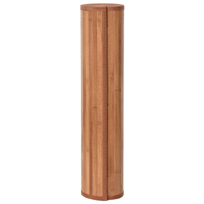 Vloerkleed rechthoekig 80x200 cm bamboe naturel