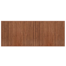 Vloerkleed rechthoekig 80x200 cm bamboe bruin