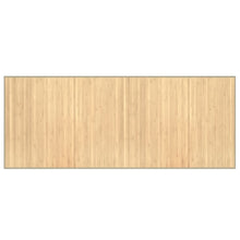 Vloerkleed rechthoekig 80x200 cm bamboe lichtnaturel
