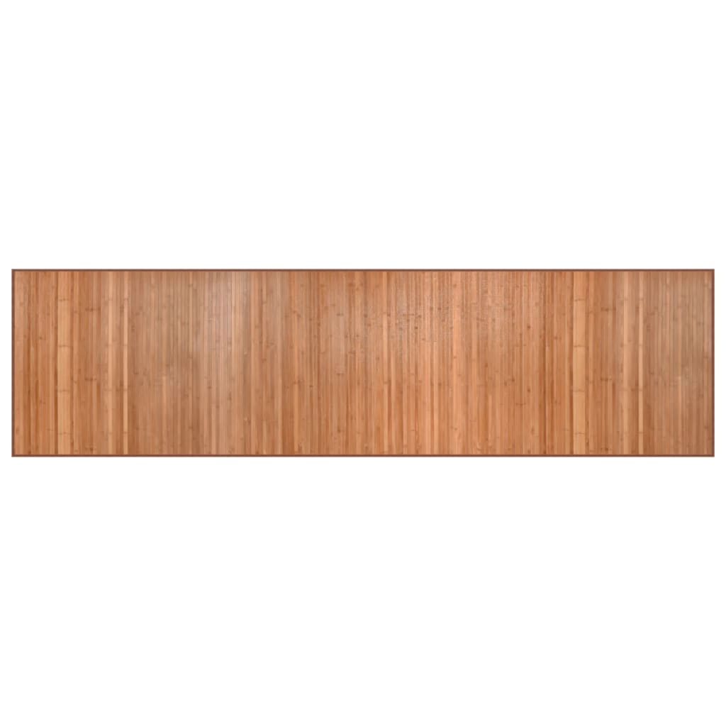 Vloerkleed rechthoekig 80x300 cm bamboe naturel