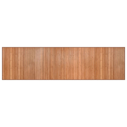 Vloerkleed rechthoekig 80x300 cm bamboe naturel