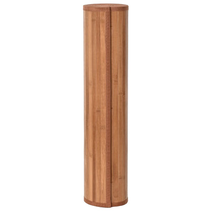 Vloerkleed rechthoekig 80x300 cm bamboe naturel