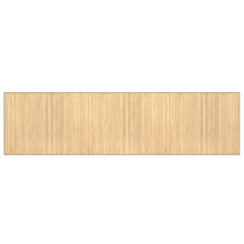 Vloerkleed rechthoekig 80x300 cm bamboe lichtnaturel