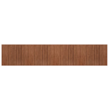 Vloerkleed rechthoekig 80x400 cm bamboe bruin