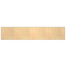 Vloerkleed rechthoekig 80x400 cm bamboe lichtnaturel