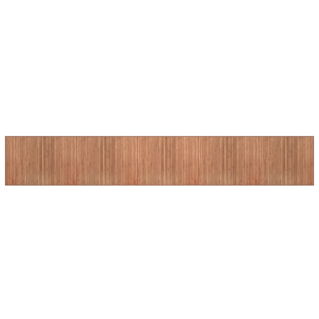 Vloerkleed rechthoekig 80x1000 cm bamboe naturel