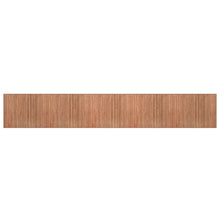 Vloerkleed rechthoekig 80x1000 cm bamboe naturel