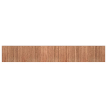 Vloerkleed rechthoekig 80x1000 cm bamboe naturel