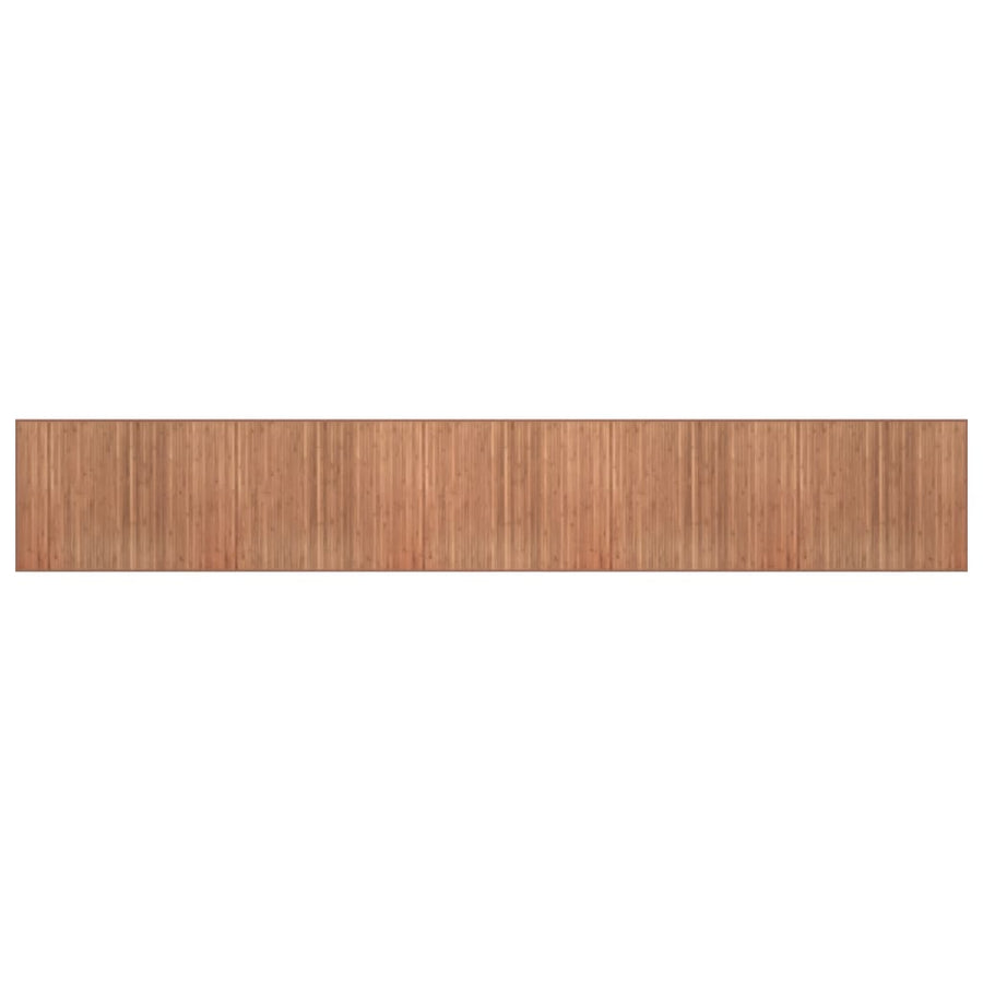 Vloerkleed rechthoekig 80x1000 cm bamboe naturel