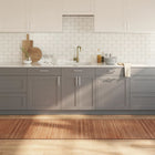 Rectangular rug 80x1000 cm bamboo natural