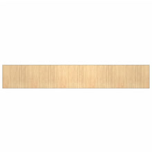 Vloerkleed rechthoekig 80x1000 cm bamboe lichtnaturel