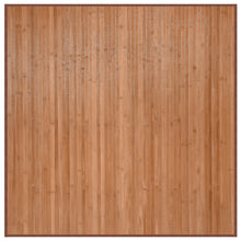 Vloerkleed vierkant 100x100 cm bamboe naturel