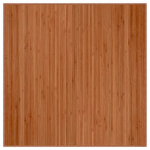 Vloerkleed rechthoekig 100x100 cm bamboe bruin
