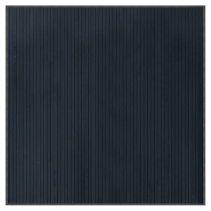 Vloerkleed rechthoekig 100x100 cm bamboe grijs