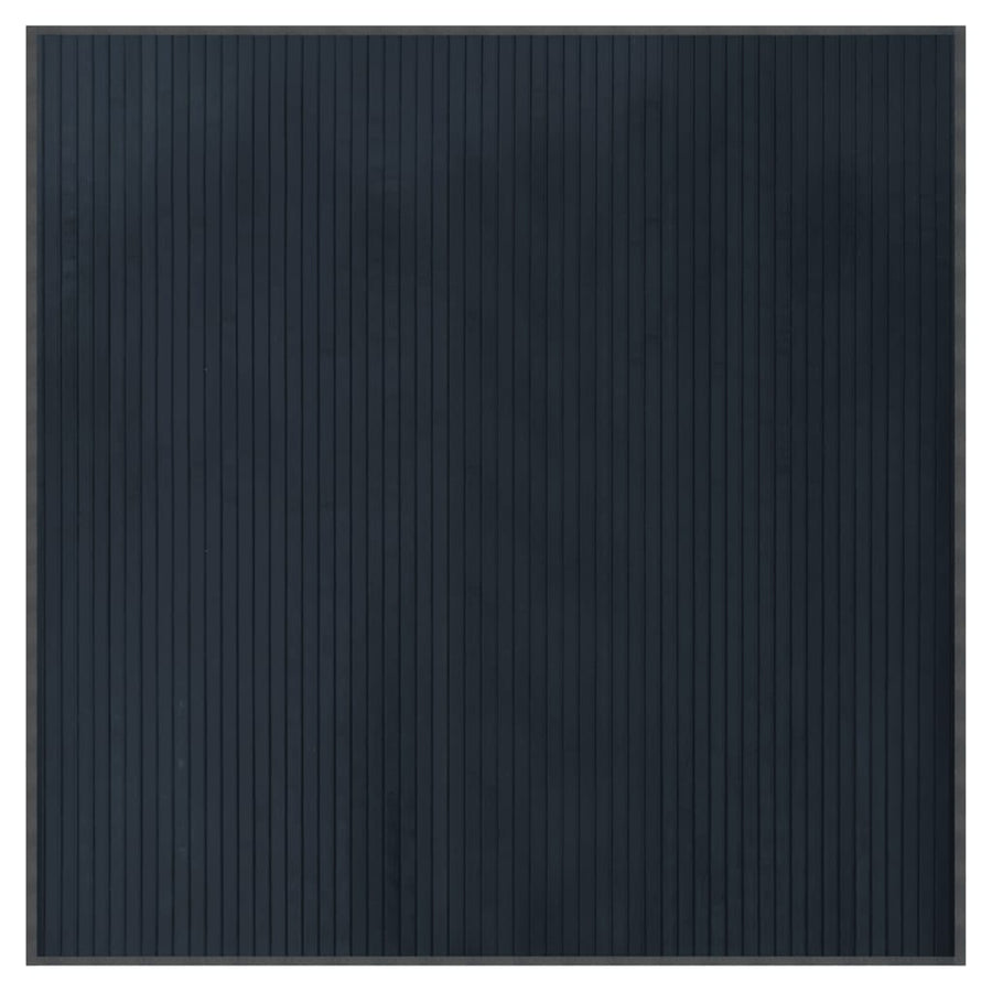 Vloerkleed rechthoekig 100x100 cm bamboe grijs