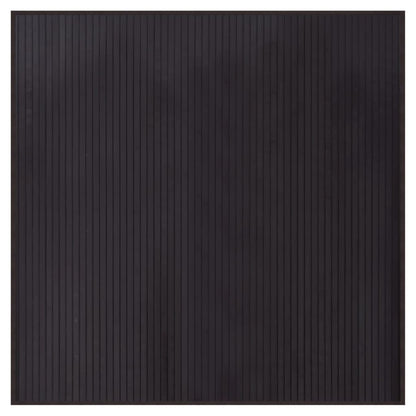 Vloerkleed rechthoekig 100x100 cm bamboe donkerbruin