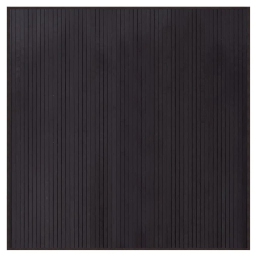 Vloerkleed rechthoekig 100x100 cm bamboe donkerbruin