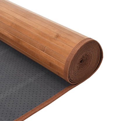 Vloerkleed rechthoekig 100x200 cm bamboe naturel