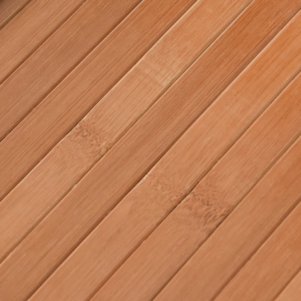 Vloerkleed rechthoekig 100x200 cm bamboe naturel