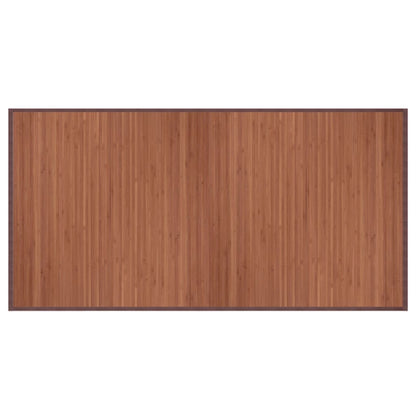 Vloerkleed rechthoekig 100x200 cm bamboe bruin
