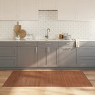 Vloerkleed bamboe 100x200 cm bruin