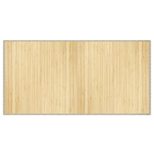 Vloerkleed rechthoekig 100x200 cm bamboe lichtnaturel