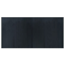 Vloerkleed rechthoekig 100x200 cm bamboe grijs