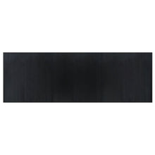 Vloerkleed rechthoekig 100x300 cm bamboe zwart