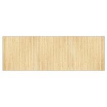 Vloerkleed rechthoekig 100x300 cm bamboe lichtnaturel