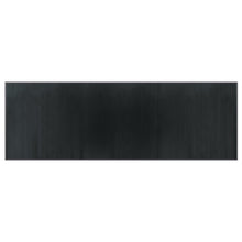 Vloerkleed rechthoekig 100x300 cm bamboe grijs