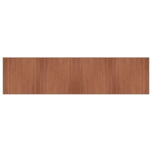 Vloerkleed rechthoekig 100x400 cm bamboe bruin