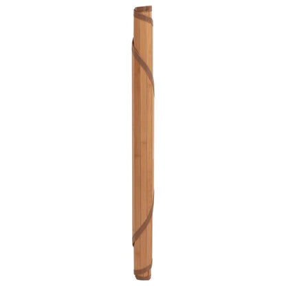 Vloerkleed rond 60 cm bamboe naturel