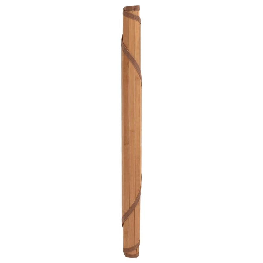 Vloerkleed rond 60 cm bamboe naturel