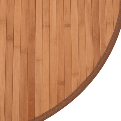 Vloerkleed rond 60 cm bamboe naturel