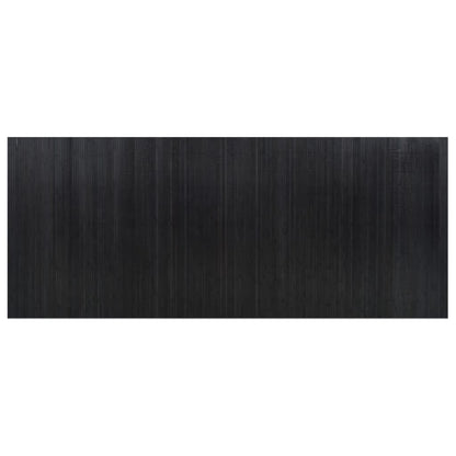 Kamerscherm 165x400 cm bamboe zwart