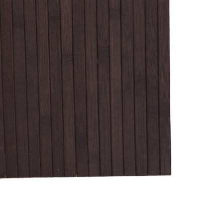 Kamerscherm breedte 400 cm hoogte 165 cm bamboe donkerbruin